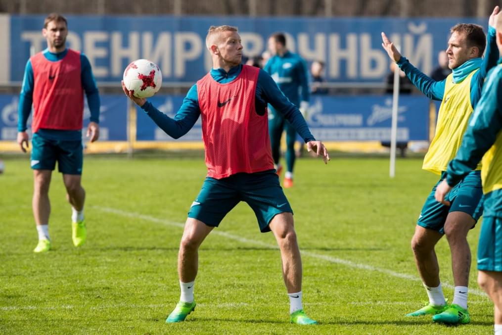 Открытая тренировка «Зенита» перед матчем с «Анжи»