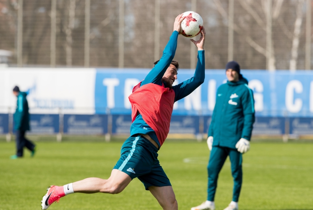 Открытая тренировка «Зенита» перед матчем с «Анжи»