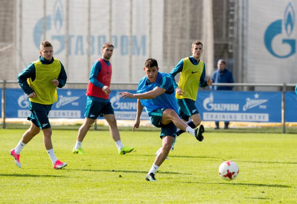 Открытая тренировка «Зенита» перед матчем с «Анжи»
