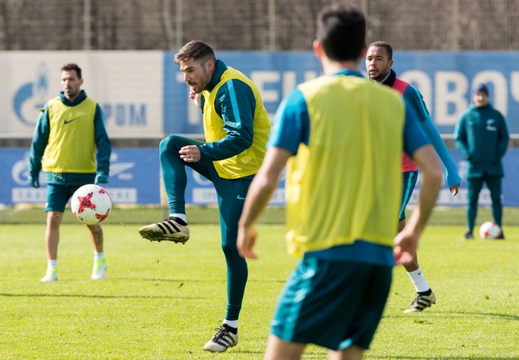 Открытая тренировка «Зенита» перед матчем с «Анжи»
