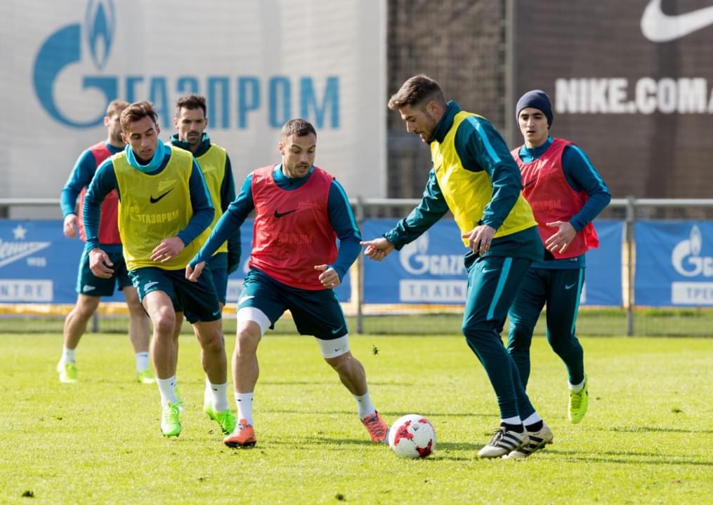 Открытая тренировка «Зенита» перед матчем с «Анжи»
