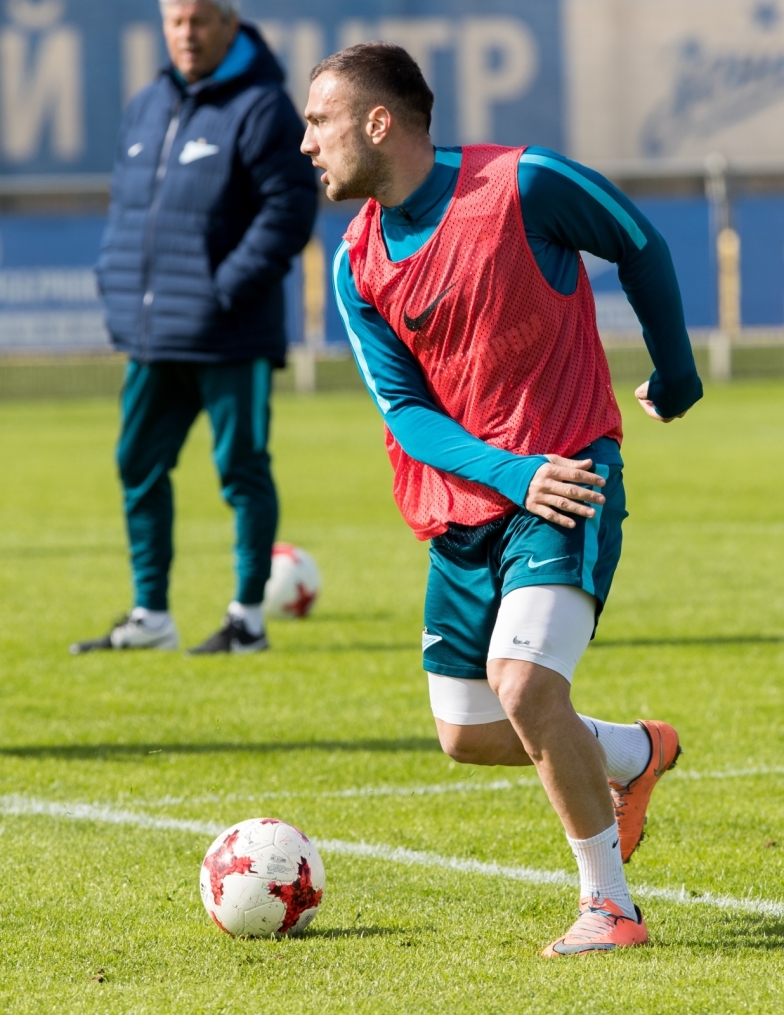 Открытая тренировка «Зенита» перед матчем с «Анжи»