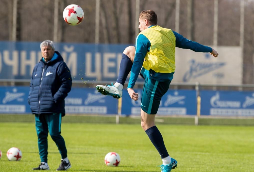 Открытая тренировка «Зенита» перед матчем с «Анжи»