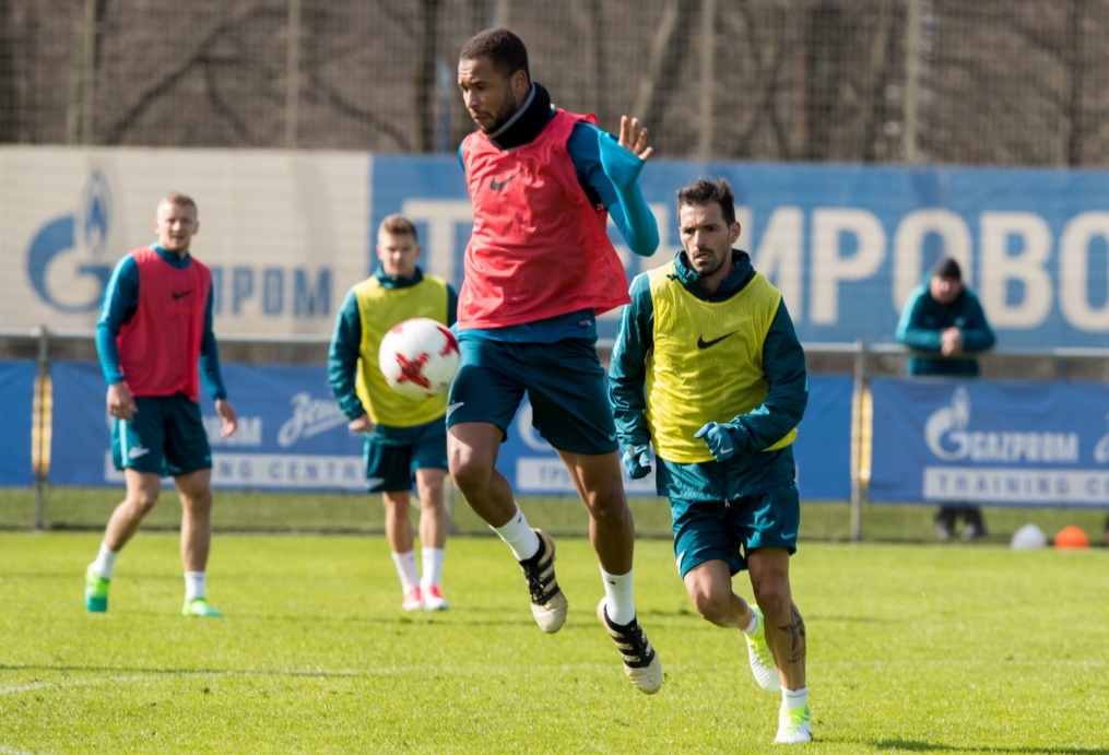 Открытая тренировка «Зенита» перед матчем с «Анжи»