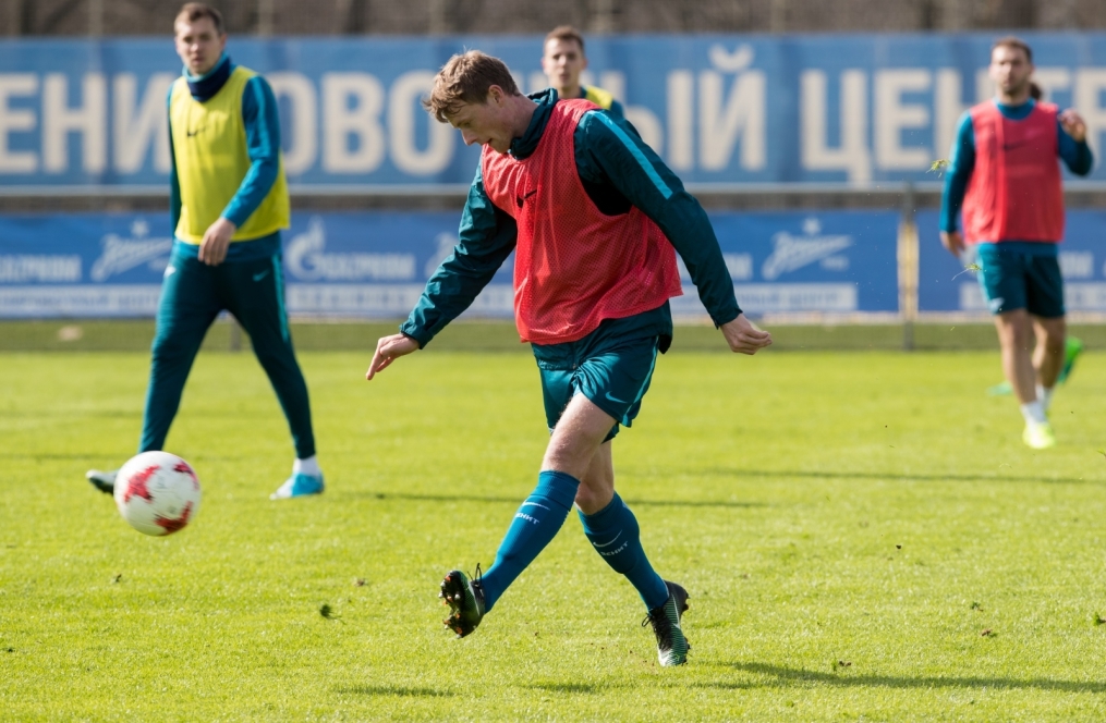 Открытая тренировка «Зенита» перед матчем с «Анжи»