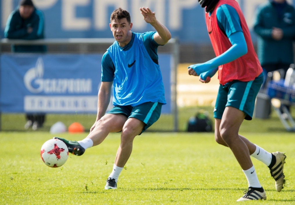 Открытая тренировка «Зенита» перед матчем с «Анжи»