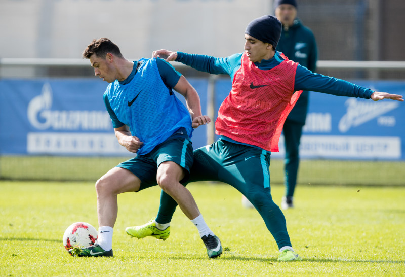 Открытая тренировка «Зенита» перед матчем с «Анжи»