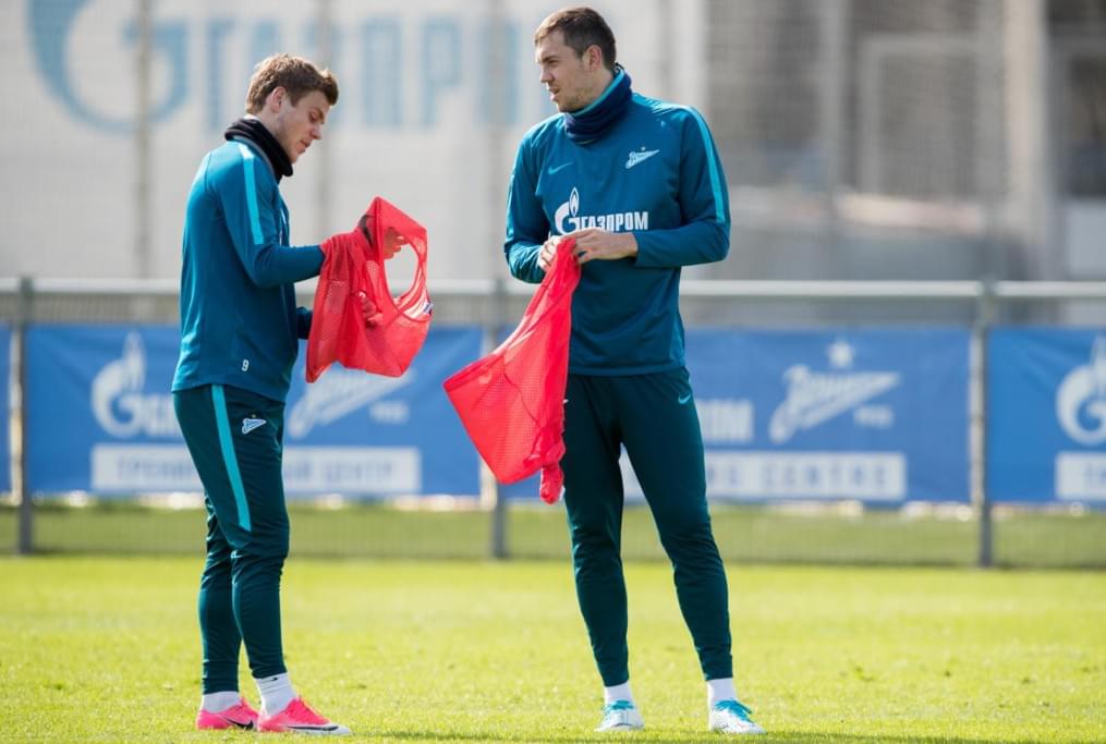 Открытая тренировка «Зенита» перед матчем с «Анжи»