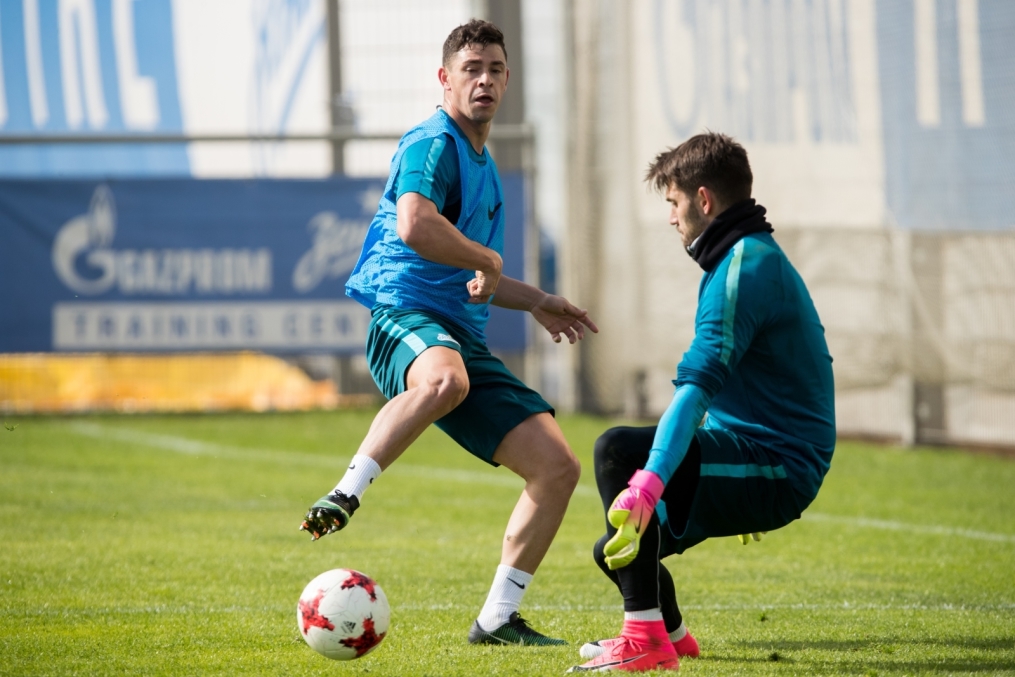 Открытая тренировка «Зенита» перед матчем с «Анжи»