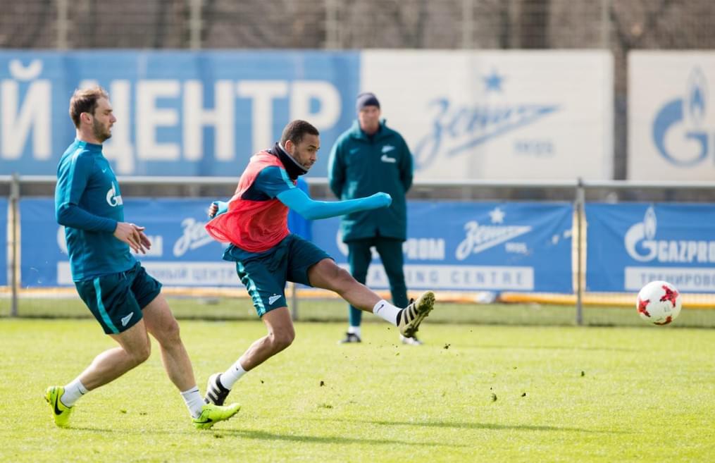 Открытая тренировка «Зенита» перед матчем с «Анжи»
