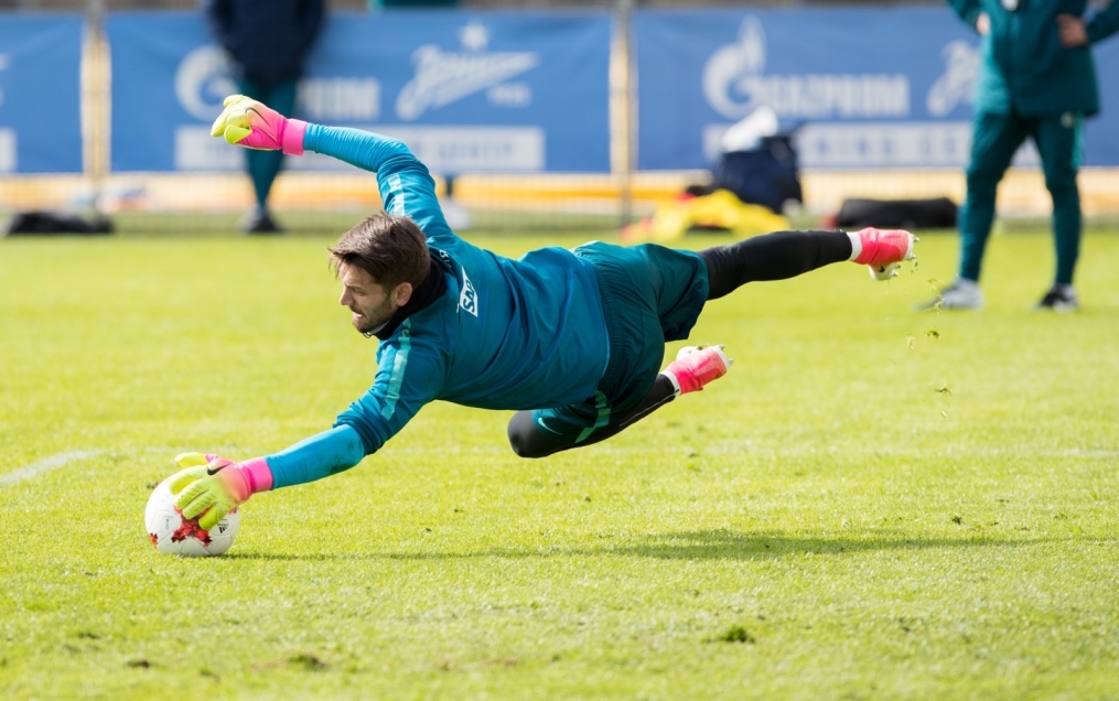 Открытая тренировка «Зенита» перед матчем с «Анжи»