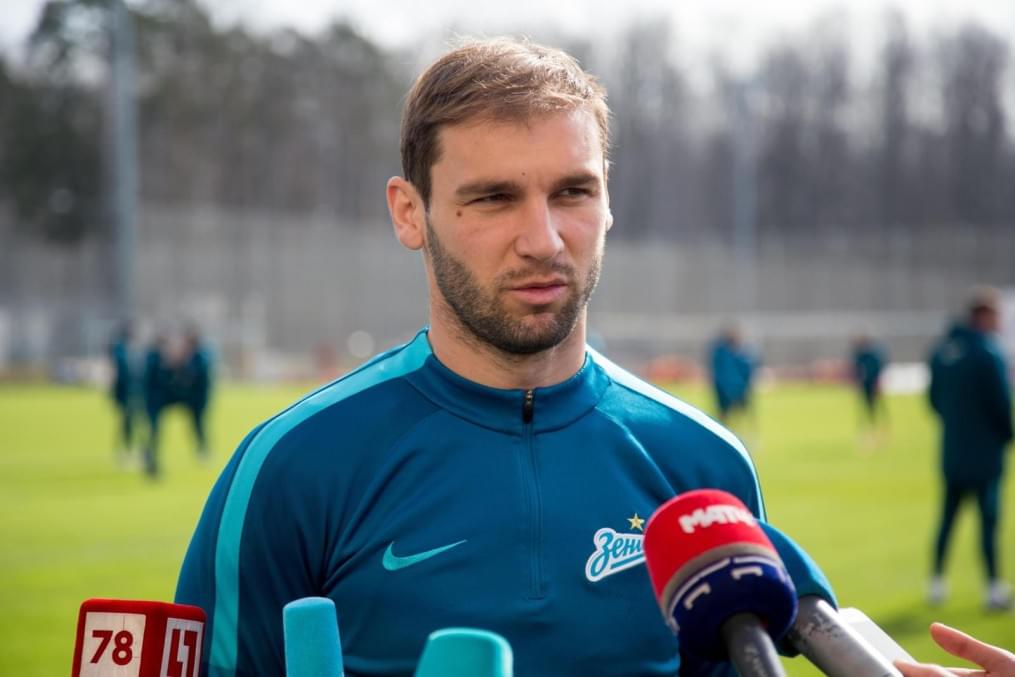 Открытая тренировка «Зенита» перед матчем с «Анжи»