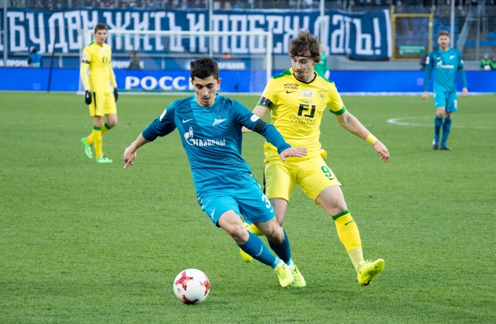 РОСГОССТРАХ-Чемпионат России 2016/17, 22-й тур, «Зенит» — «Анжи»