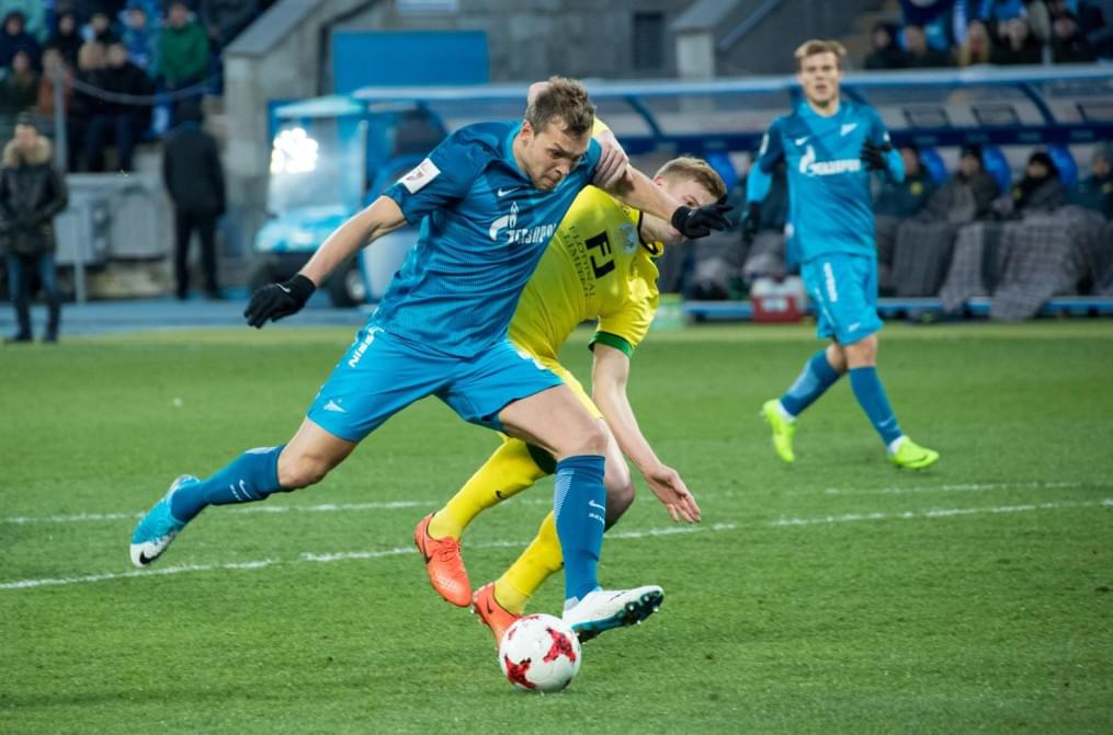 РОСГОССТРАХ-Чемпионат России 2016/17, 22-й тур, «Зенит» — «Анжи»