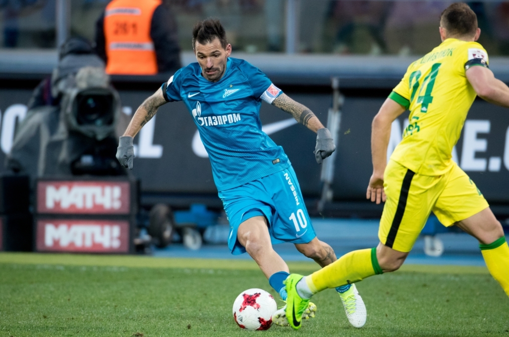 РОСГОССТРАХ-Чемпионат России 2016/17, 22-й тур, «Зенит» — «Анжи»