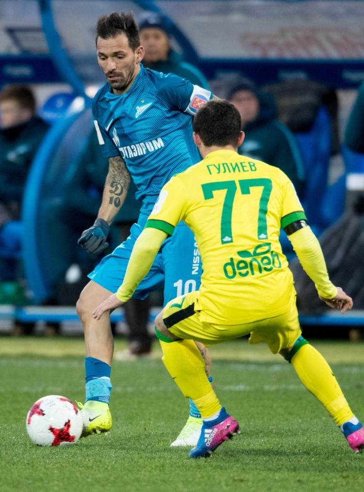 РОСГОССТРАХ-Чемпионат России 2016/17, 22-й тур, «Зенит» — «Анжи»