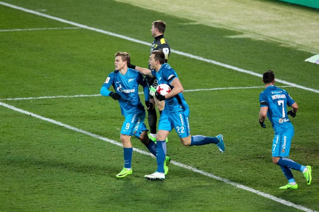 РОСГОССТРАХ-Чемпионат России 2016/17, 22-й тур, «Зенит» — «Анжи»