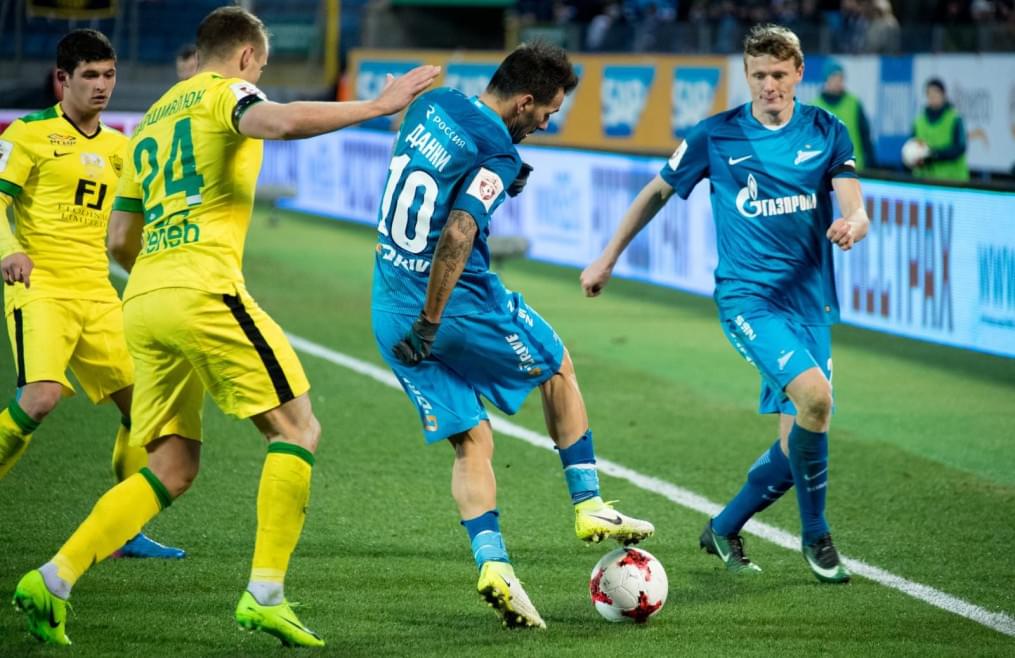 РОСГОССТРАХ-Чемпионат России 2016/17, 22-й тур, «Зенит» — «Анжи»