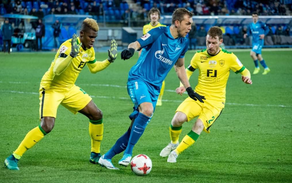 РОСГОССТРАХ-Чемпионат России 2016/17, 22-й тур, «Зенит» — «Анжи»