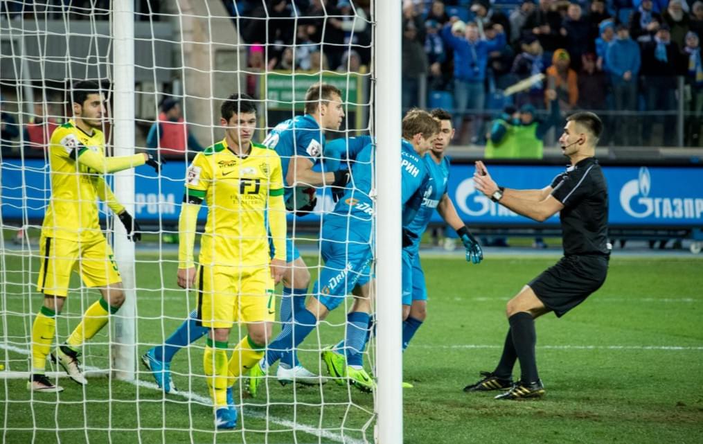 РОСГОССТРАХ-Чемпионат России 2016/17, 22-й тур, «Зенит» — «Анжи»