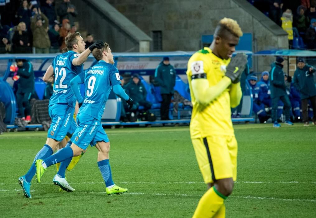 РОСГОССТРАХ-Чемпионат России 2016/17, 22-й тур, «Зенит» — «Анжи»