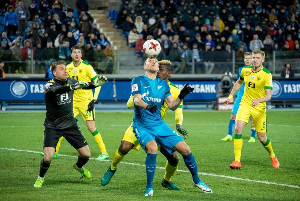 РОСГОССТРАХ-Чемпионат России 2016/17, 22-й тур, «Зенит» — «Анжи»