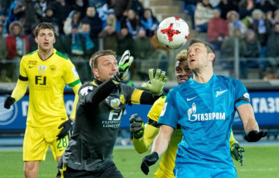 РОСГОССТРАХ-Чемпионат России 2016/17, 22-й тур, «Зенит» — «Анжи»