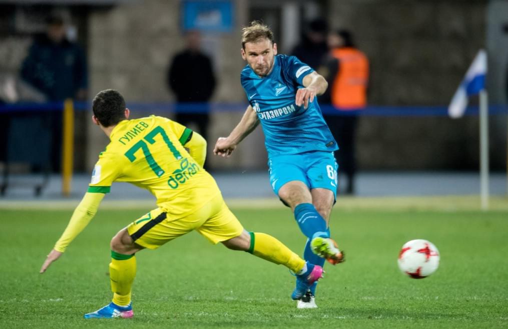 РОСГОССТРАХ-Чемпионат России 2016/17, 22-й тур, «Зенит» — «Анжи»