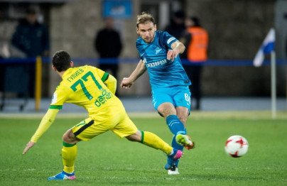 РОСГОССТРАХ-Чемпионат России 2016/17, 22-й тур, «Зенит» — «Анжи»