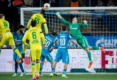 РОСГОССТРАХ-Чемпионат России 2016/17, 22-й тур, «Зенит» — «Анжи»