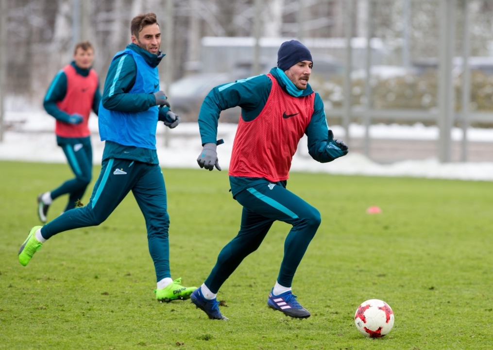 Открытая тренировка «Зенита» перед матчем со «Спартаком»