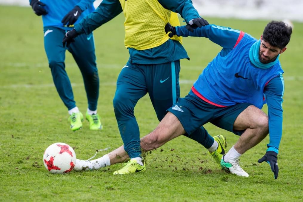 Открытая тренировка «Зенита» перед матчем со «Спартаком»