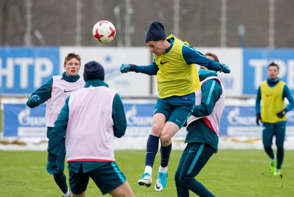 Открытая тренировка «Зенита» перед матчем со «Спартаком»