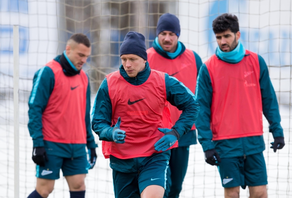 Открытая тренировка «Зенита» перед матчем со «Спартаком»