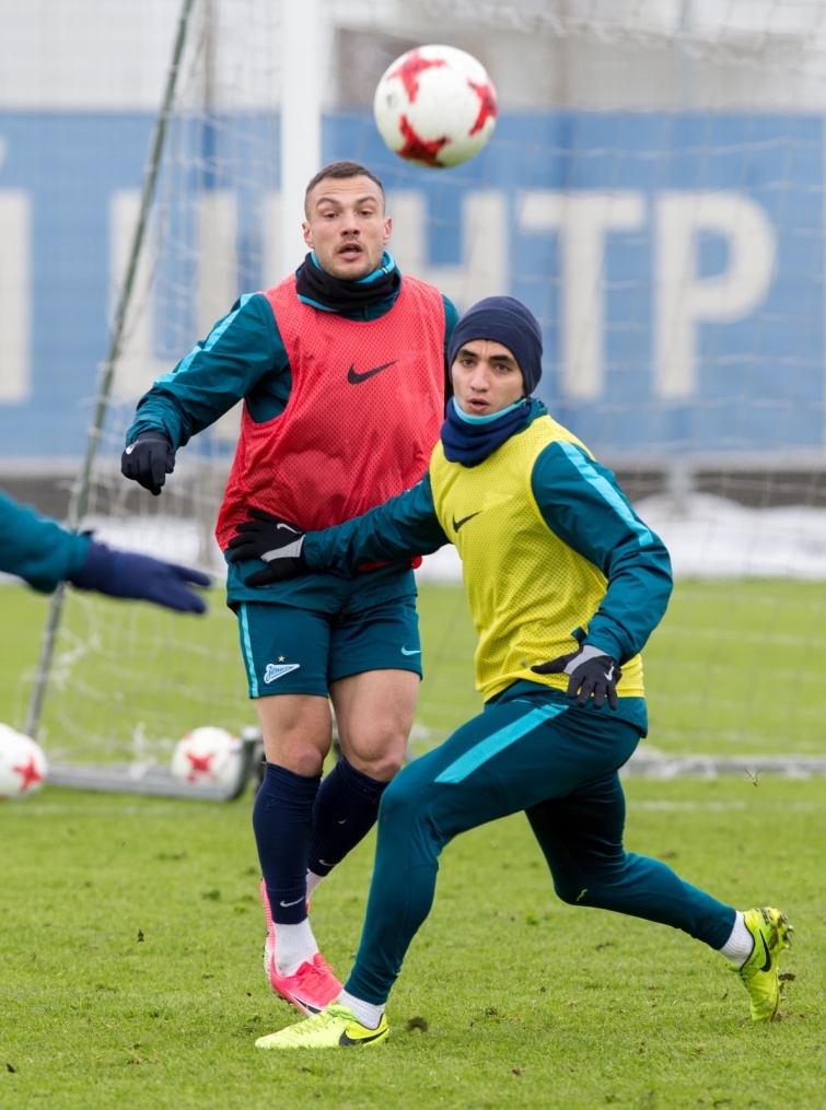 Открытая тренировка «Зенита» перед матчем со «Спартаком»