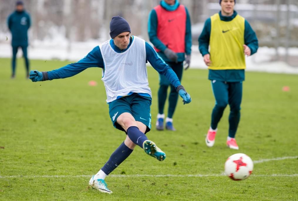 Открытая тренировка «Зенита» перед матчем со «Спартаком»