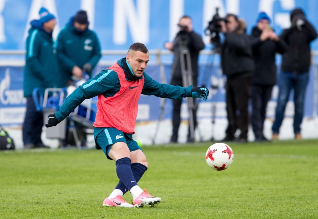 Открытая тренировка «Зенита» перед матчем со «Спартаком»