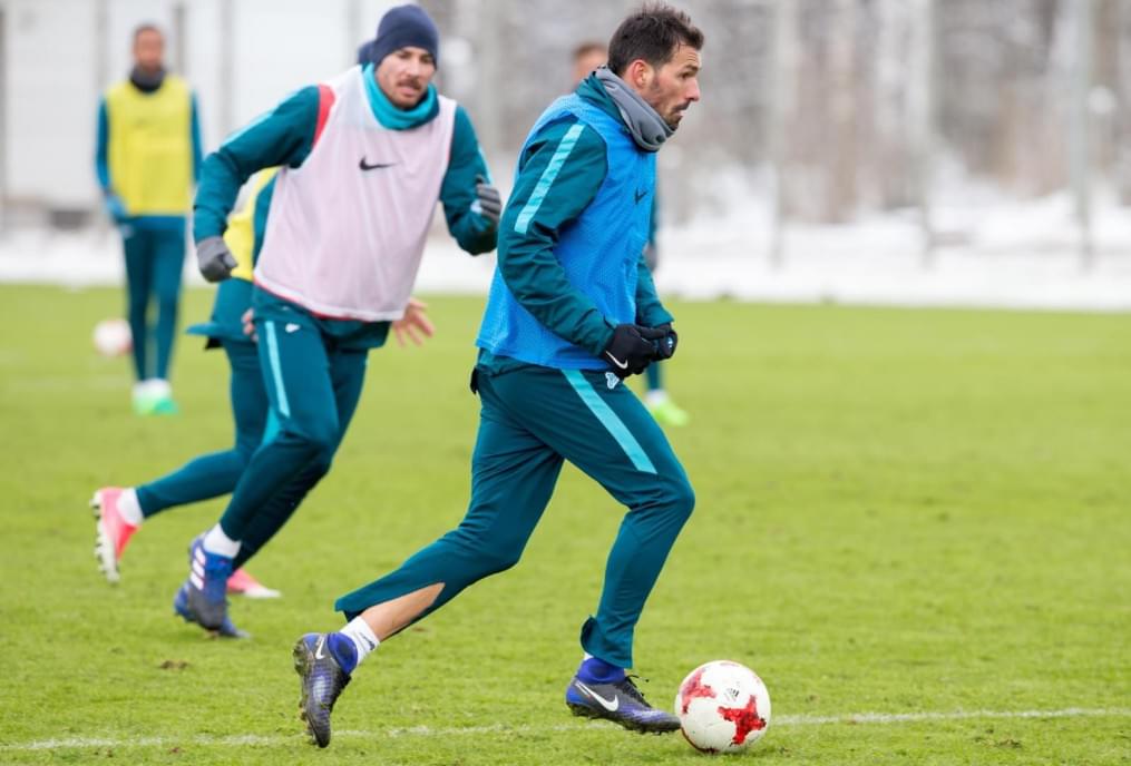 Открытая тренировка «Зенита» перед матчем со «Спартаком»