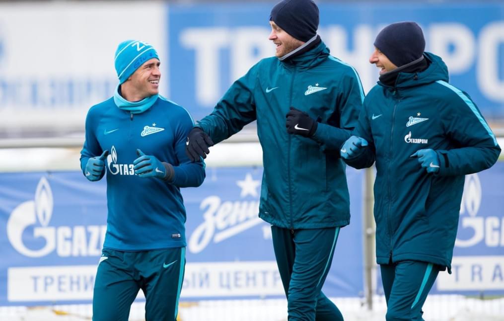 Открытая тренировка «Зенита» перед матчем со «Спартаком»