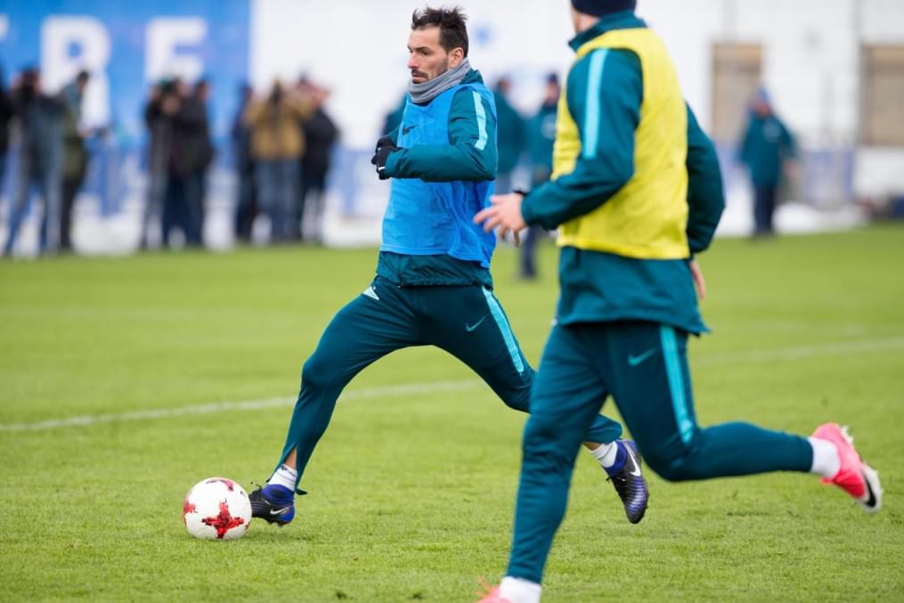 Открытая тренировка «Зенита» перед матчем со «Спартаком»