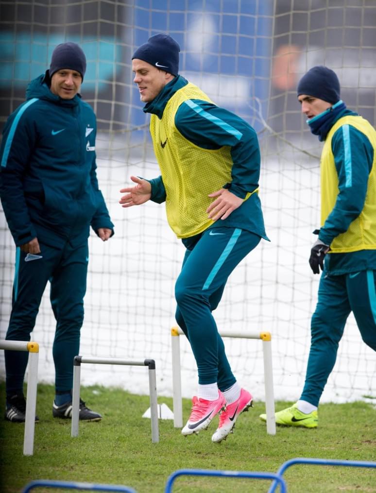 Открытая тренировка «Зенита» перед матчем со «Спартаком»