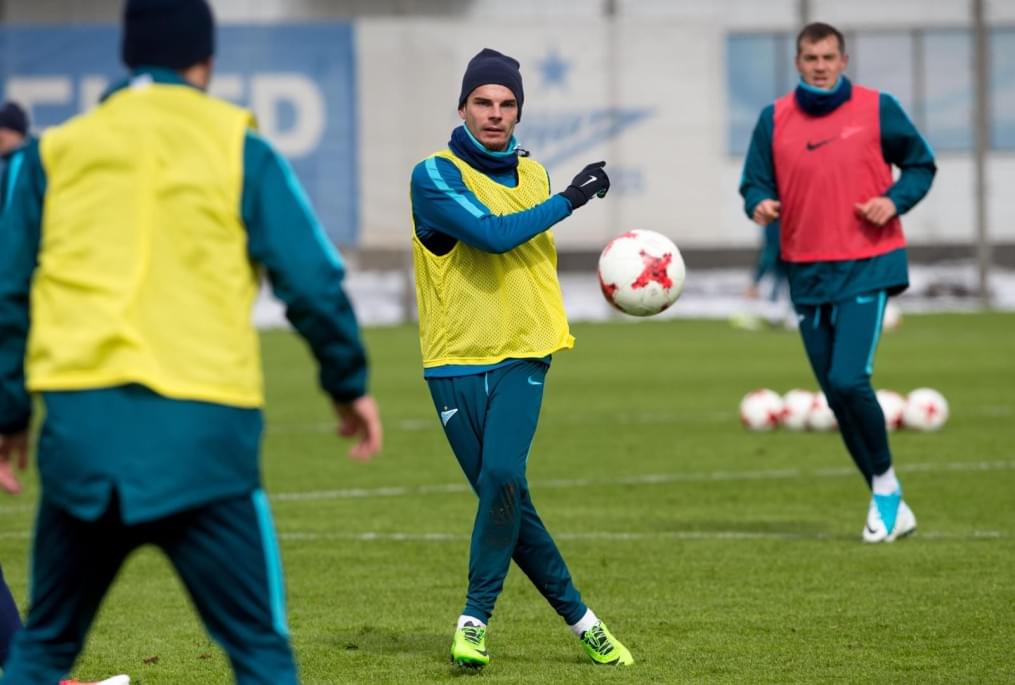 Открытая тренировка «Зенита» перед матчем со «Спартаком»