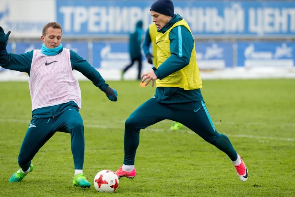 Открытая тренировка «Зенита» перед матчем со «Спартаком»