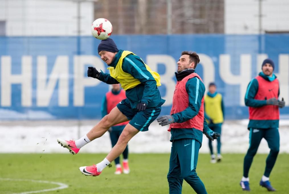 Открытая тренировка «Зенита» перед матчем со «Спартаком»
