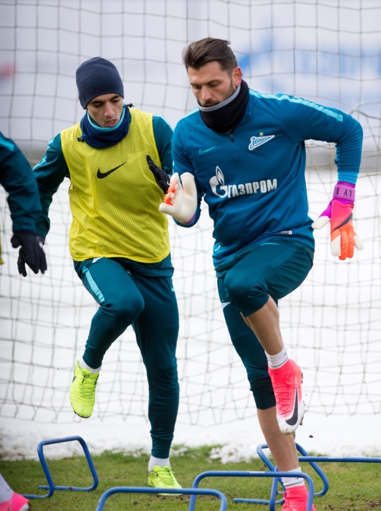 Открытая тренировка «Зенита» перед матчем со «Спартаком»