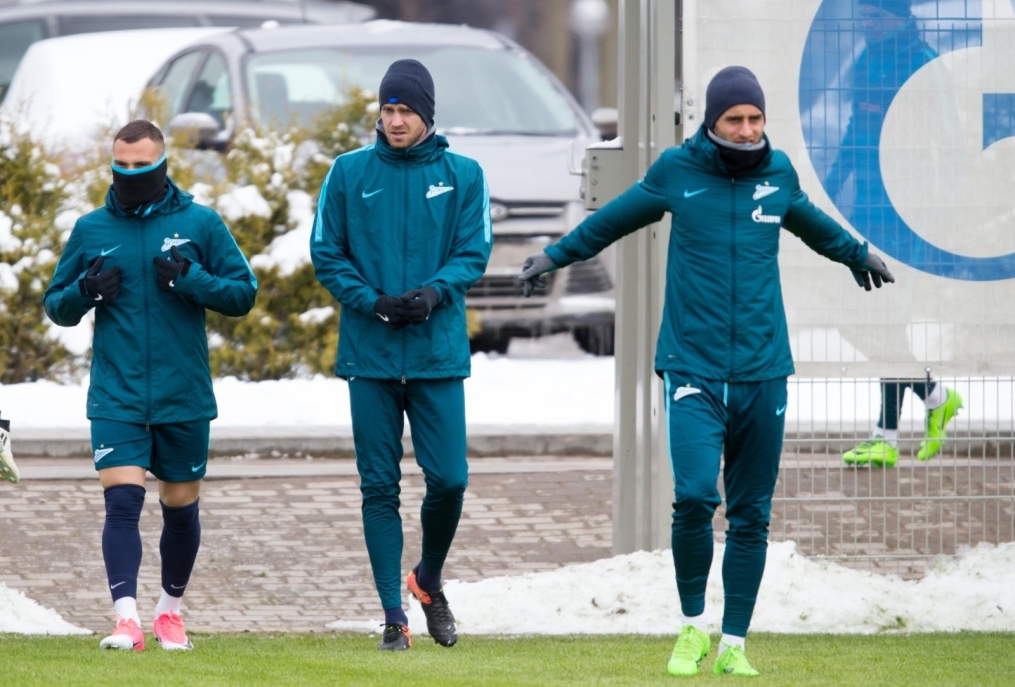 Открытая тренировка «Зенита» перед матчем со «Спартаком»