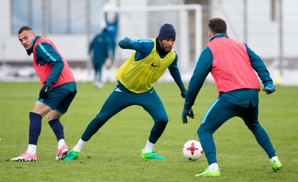 Открытая тренировка «Зенита» перед матчем со «Спартаком»