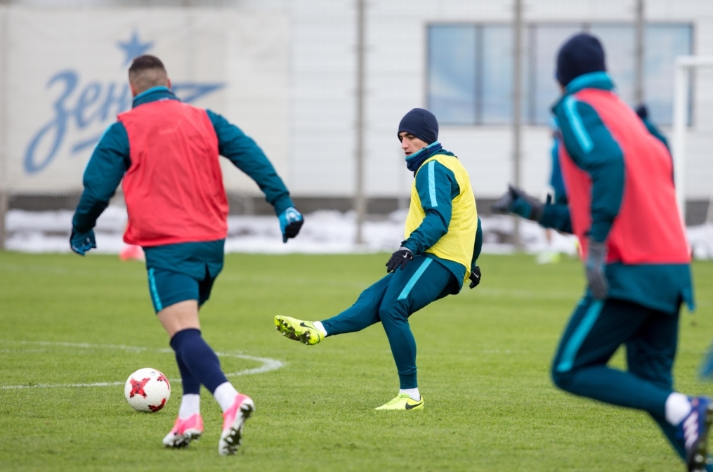 Открытая тренировка «Зенита» перед матчем со «Спартаком»