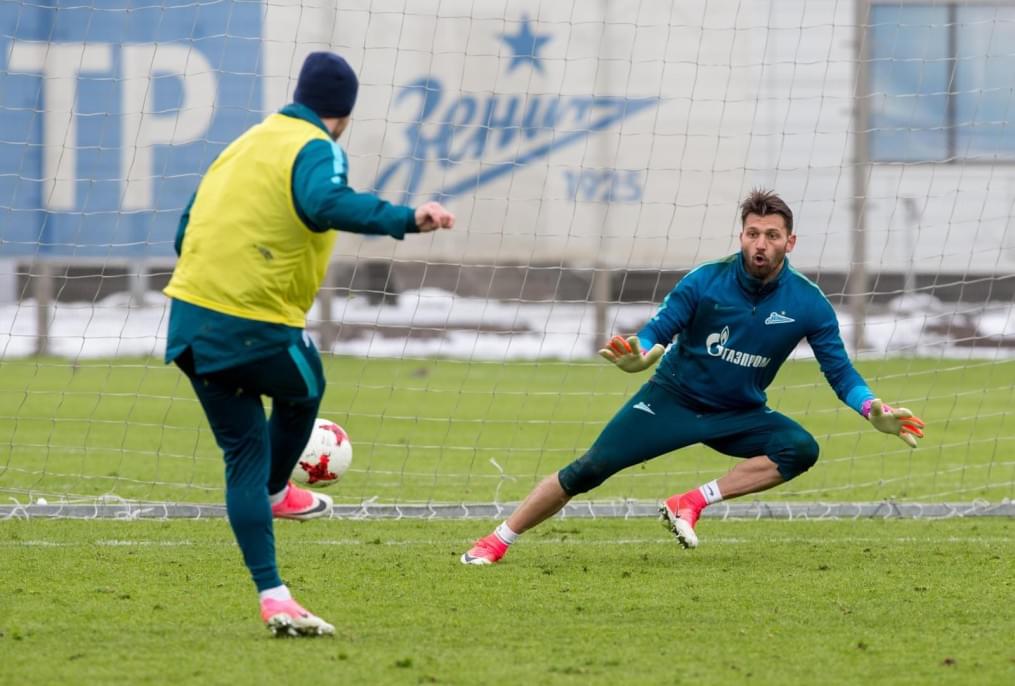 Открытая тренировка «Зенита» перед матчем со «Спартаком»