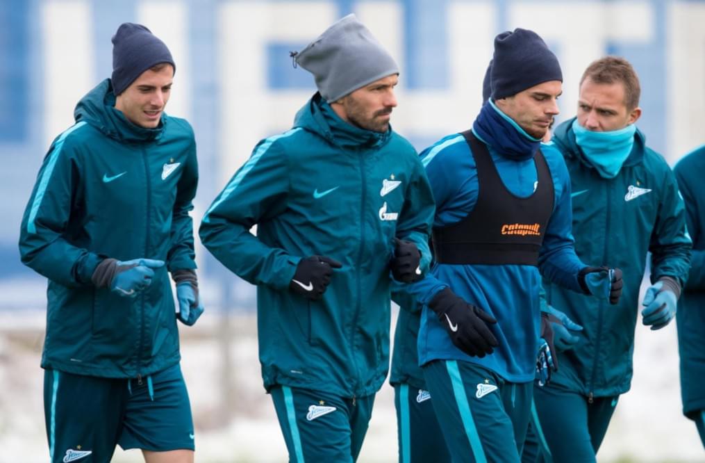 Открытая тренировка «Зенита» перед матчем со «Спартаком»